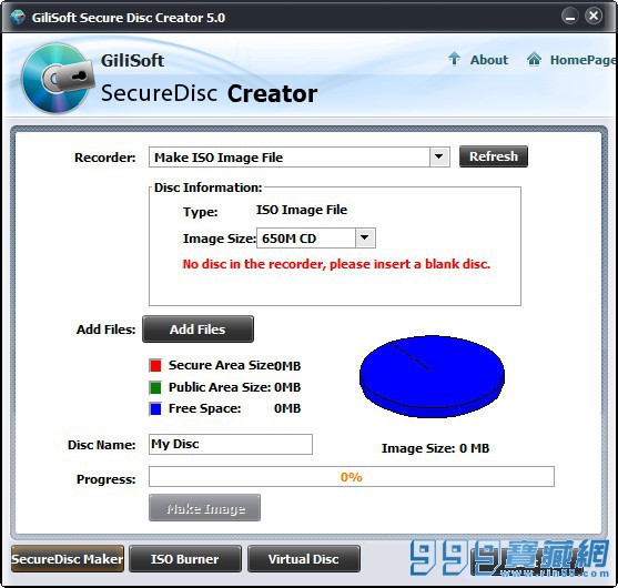 GiliSoft Secure Disc Creator 7.1.0 ĶѰ
